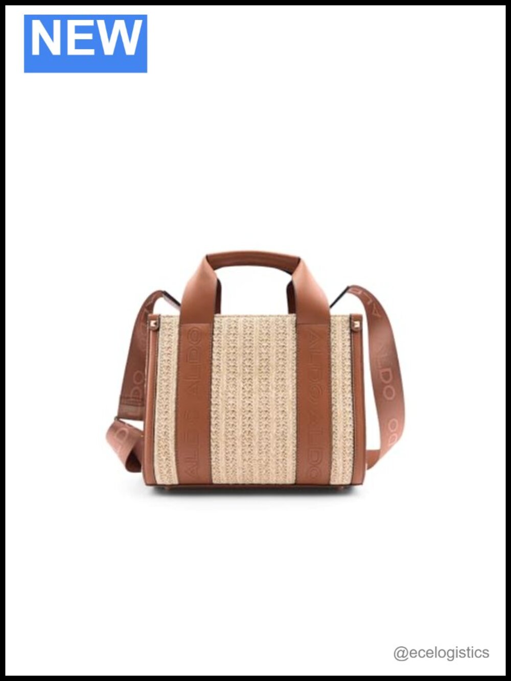 ALDO Qianwan Tote Bag with Zipper Closure, Polypropylene